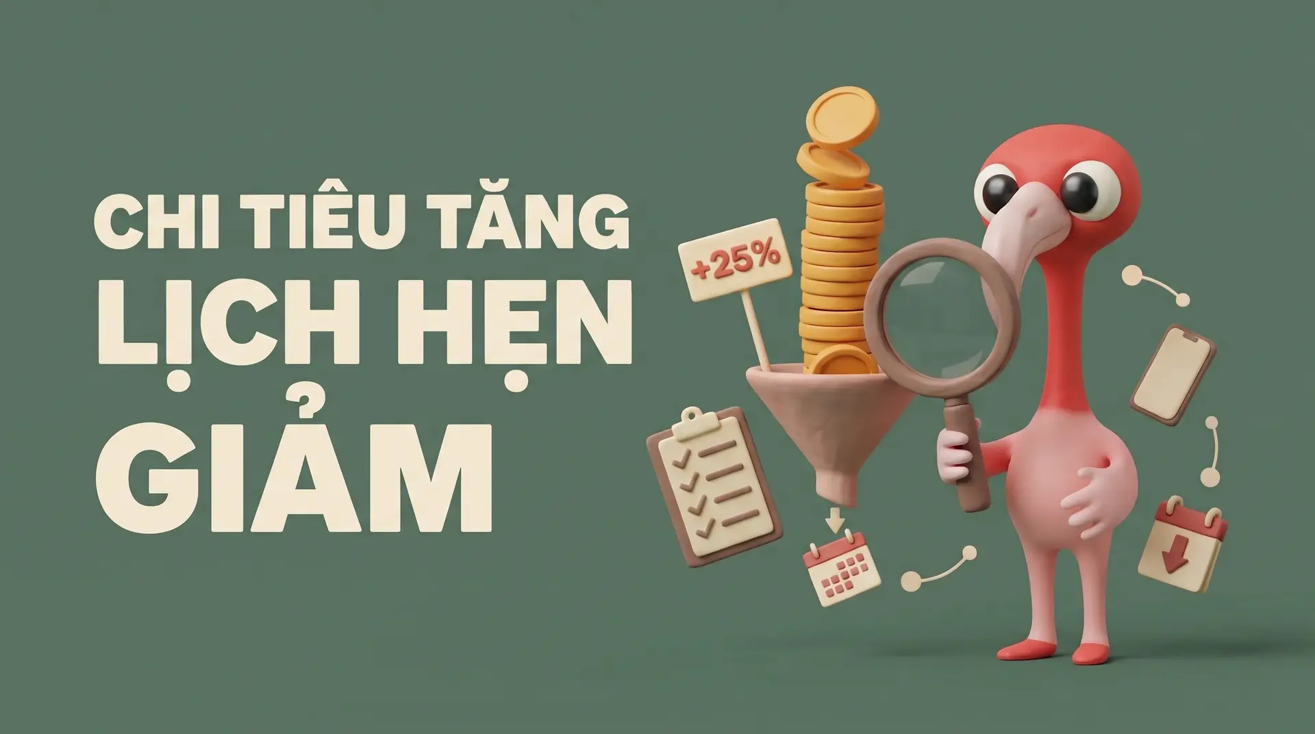 Chi Tiêu Tăng Lịch Hẹn Giảm